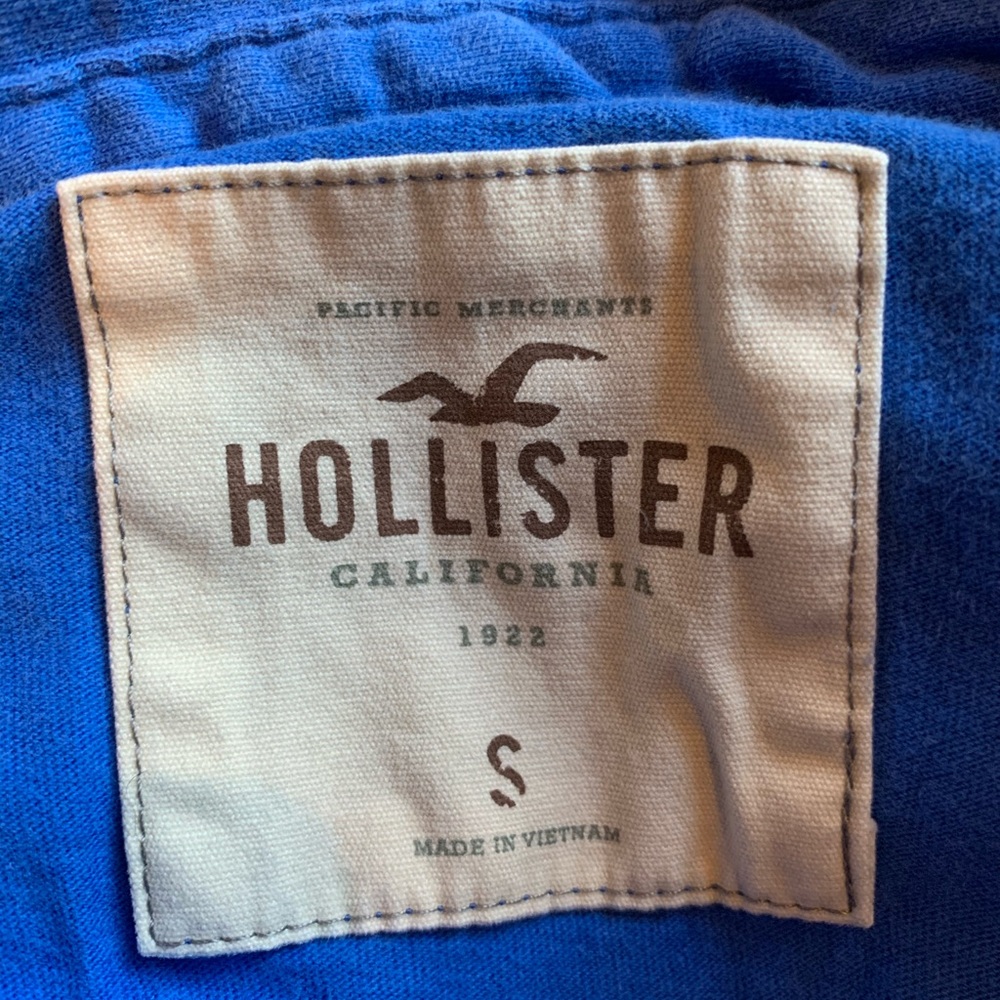 Hollister Blue Polo *2 for $5* - Picture 5 of 6